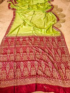 100% Pure Chiffon Silk Banarasi