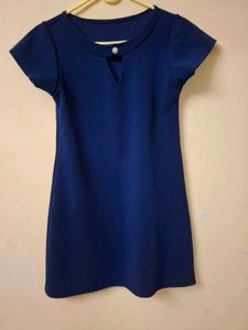 Cute Navy Blue Mini Dress