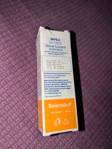 Nivea sunscreen SPF 50