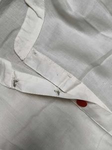 Women&#39;s Off White Chanderi Cotton Kurta