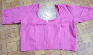 Pink Embroidered Blouse