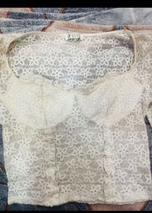 White Sheer Top