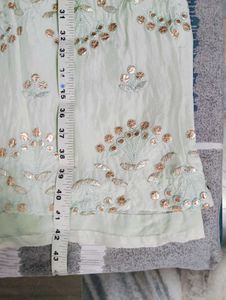 Elegant Mint Green Plaazo Kurta Set