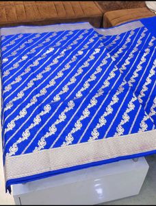 Banarasi Semi Katan Slub Saree 💜