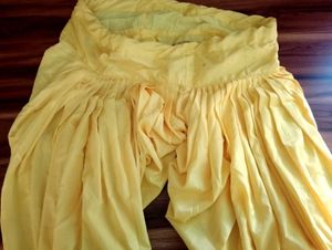 Plane Yellow Suit With Dupatta