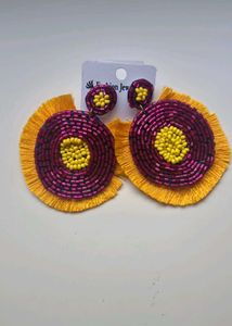 Chic Cream Hoop Earrings