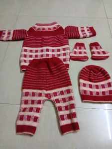 Babyhug Woolen Baby Sweater Full Set
