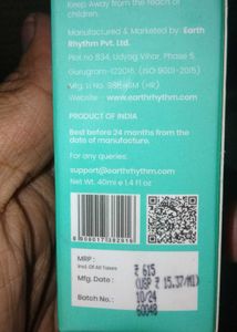 EARTH RYTHM HAIR OIL &amp; MOISTURE
