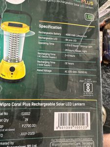 Wipro Light Unused 84 Pcs Led Lanteen Design