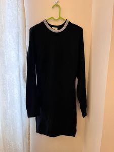 Black Mini Sweater Dress