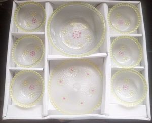 Glass Bowl / Pudding Set