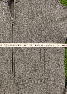 New Imported Gray Zip-Up Hoodie