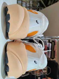 Asics Gel-Kayano White/Orange Sneakers