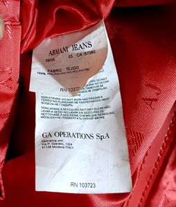Auth Armani Jeans Tote
