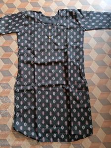 Black Printed Kurti