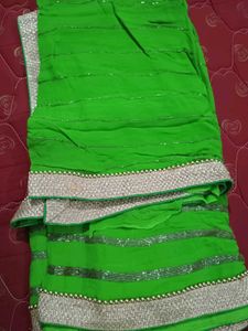 Green Saree
