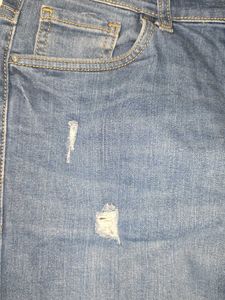 Zara Distressed Denim Jeans