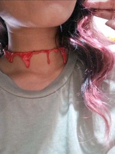 Dripping blood choker