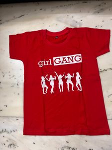 Girl Gang Red T-shirt