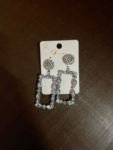 Rhinestone Drop Earrings