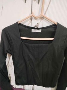 Chic Black Long Sleeve Top
