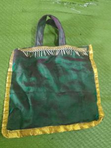 Green &amp; Gold Tote Bag