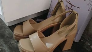 Nude Platform Heels