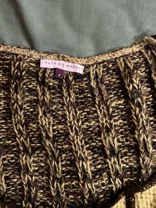 Y2K Unique Olive Green Knit Top