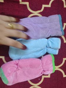 Baby Bath Mitts (Set of 3)