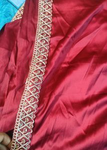 New Mulmul Silk Saree With Padded Blouse