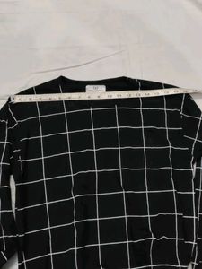 Black &amp; White Checkered Tshirt