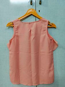 Ruffled Peach Top