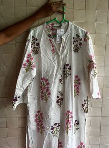 Floral Print Kurta