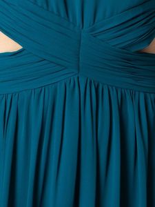 Pantaloon Elegant Teal Cutout Maxi Dress