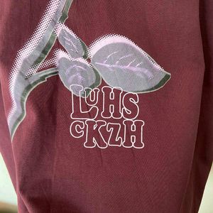 Burgundy Rose Graphic Tee