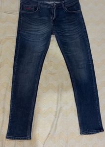 Dark Blue Denim Jeans