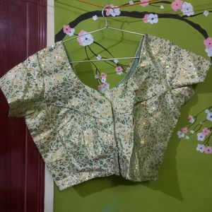 Brocade Floral Blouse