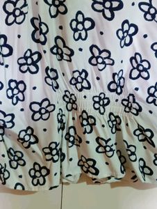 White Floral Shirt