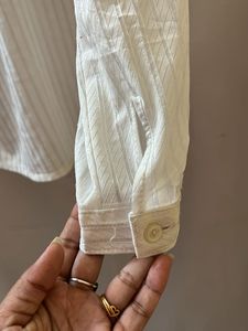 Striped Ruffle Blouse