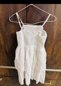 White Eyelet Sundress ZUDIO
