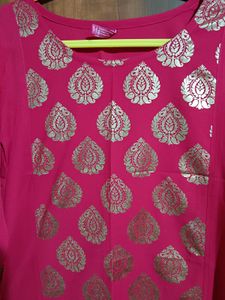 New Rose Pink Festive Kurti