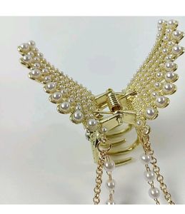 Pearl Studed Clutch/ Butterfly