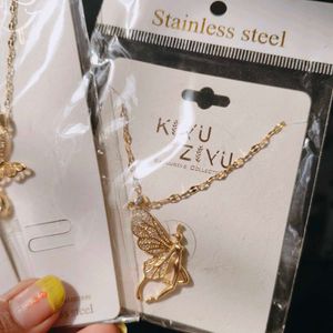 Cute anti tarnish neckpiece