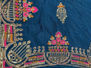 Elegant Saree with Stitched Blouse(upto 44in)