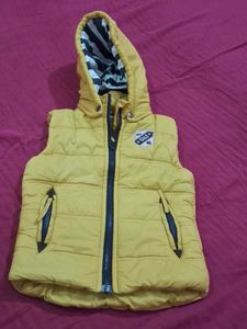 Cute Yellow Kids Vest