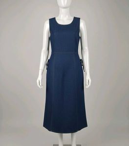 Chic Denim Midi Dress