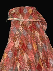 Juniper Multi Bohemian Printed Belted Maxi Dress