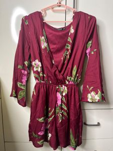 Burgundy Jumpsuit