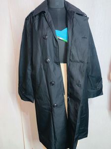 Classic Black Trench Coat lenth 40