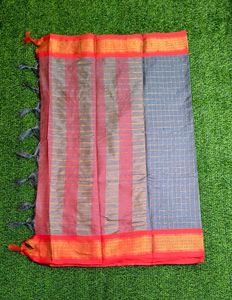 Gharchola Saree - Steel Grey